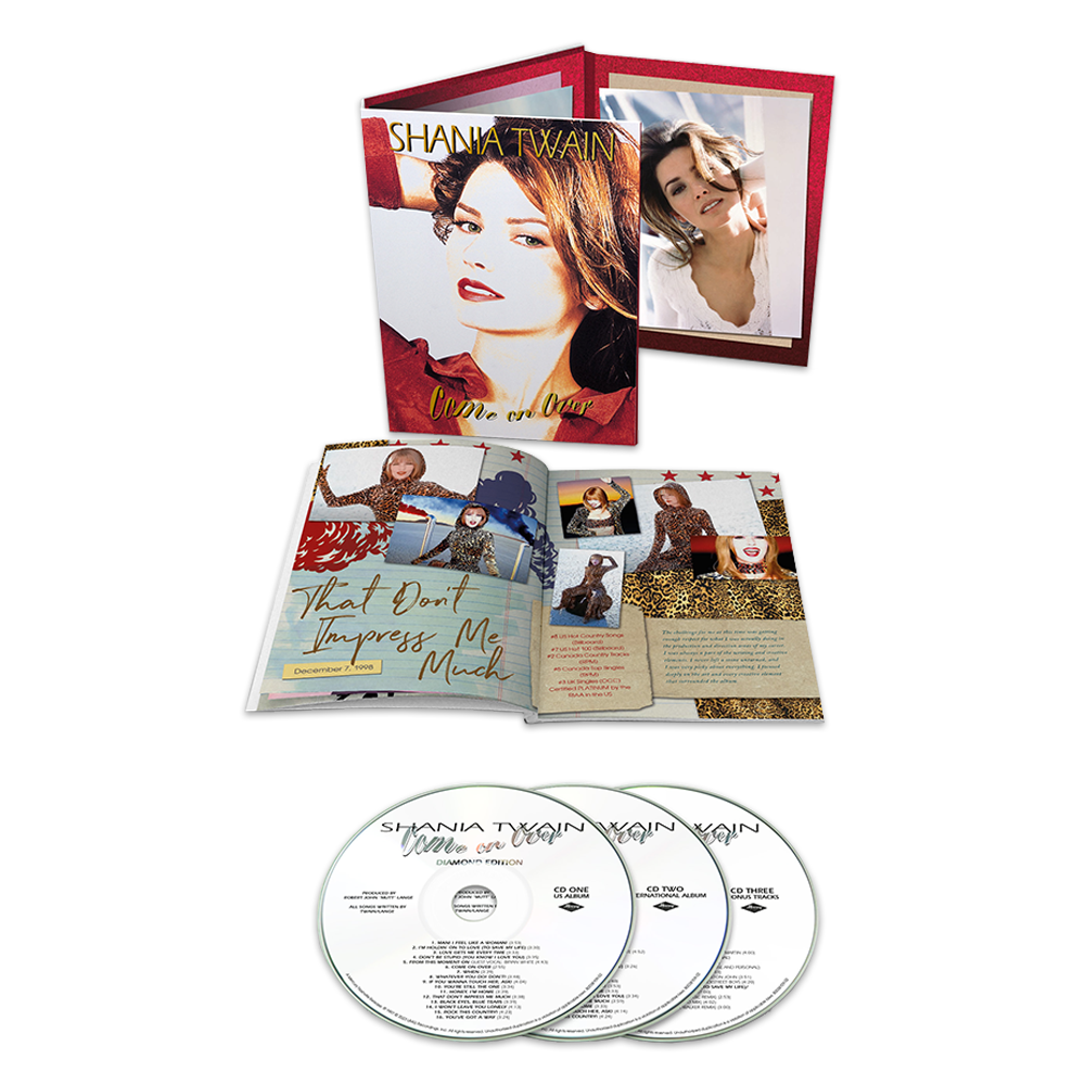 Shania Twain - Come On Over (Diamond Edition) Super Deluxe 3 CD – Shania  Twain Official Store